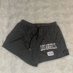 Gray Los Angeles USA Women's Shorts